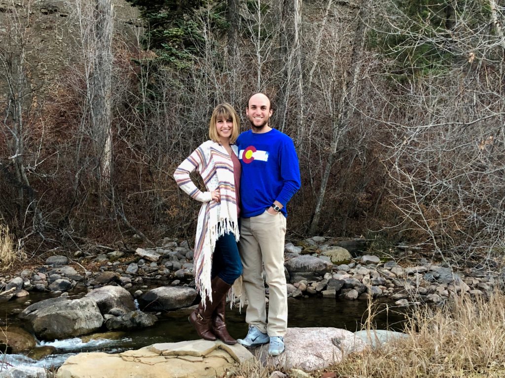 Katie and Wes in Durango, CO