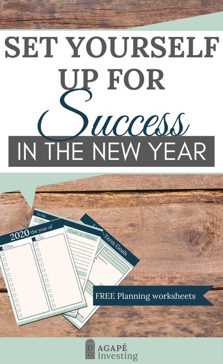 Tips To Set Yourself Up For Success In The New Year - Agape Investing