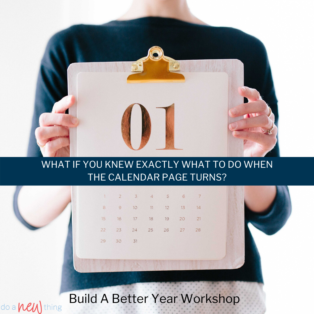Build A Better Year Workshop