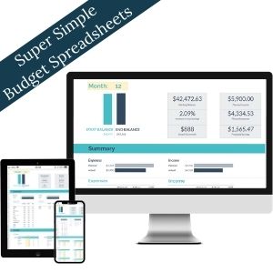 Super Simple Budget Spreadsheets