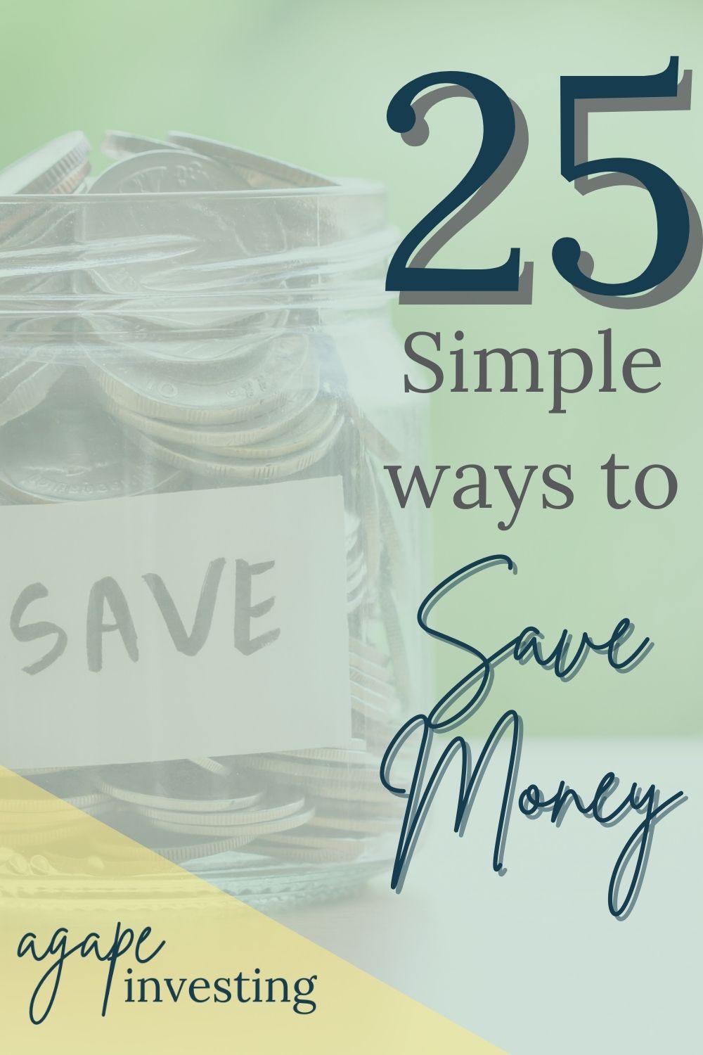 Are you ready to start saving more money to be able to do more things like pay off your debt quickly or travel more? Here are 25 Simple Ways to Save Money Today. Easy ways to save money without making huge life changes. Save money for vacations, college, emergency funds, and more. #savemoney #moneysavingtips #howtosavemoney #simplemoneysavers 