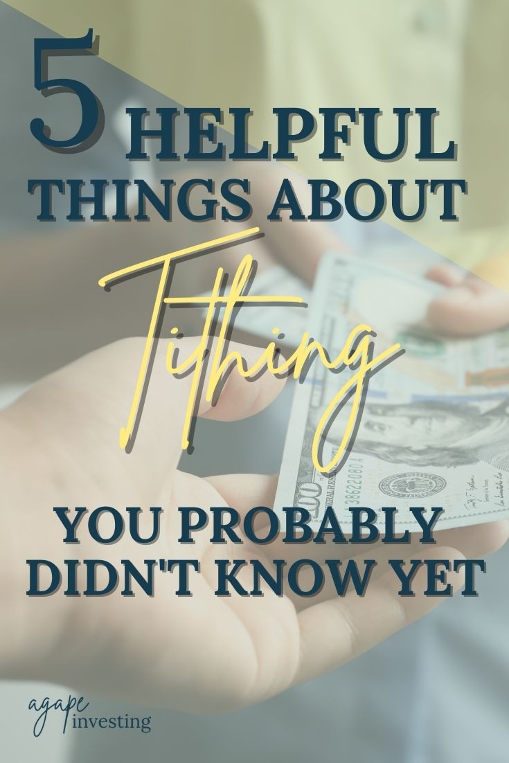 Tithing is not something foreign to Christians. We can trace this principle back to Abraham's time. Even so, it strengthened itself in the life of Moses. Let's look at 5 helpful things about tithing you probably didn't know yet so you can better understand what tithing is all about and why it's important today. #tithing #giving #faithandfinance