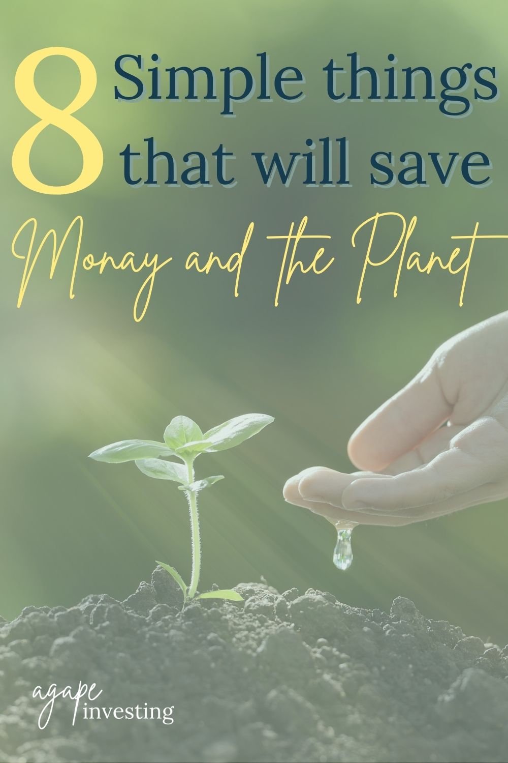 Are you looking for simple switches you can make in order to save money and the planet? Look no further because we have come up with a list of 8 simple things you can do today to save money and the planet! No dramatic live changes or expensive purchases, just simple things you can start doing today! #savemoney #savethe planet #ecofriendly #nowaste #moneysavingtips