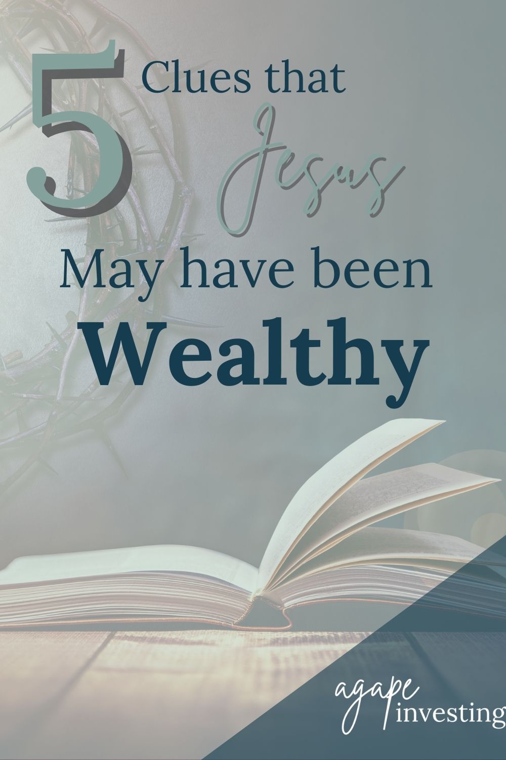 Have you ever wondered what Jesus’ financial status was while he was on earth? I have wondered the same thing at times and wanted to know “Was Jesus rich or poor?” Was Jesus Wealthy? In this article we will explore 5 clues that Jesus may have been rich. If Jesus was rich, what does that mean for us? Can Christians be rich? Is it okay for Christians to pursue financial independence? #faithandmoney #faithandfinance #wasjesusrich #biblemoney #biblicalmoney #moneyinthebible