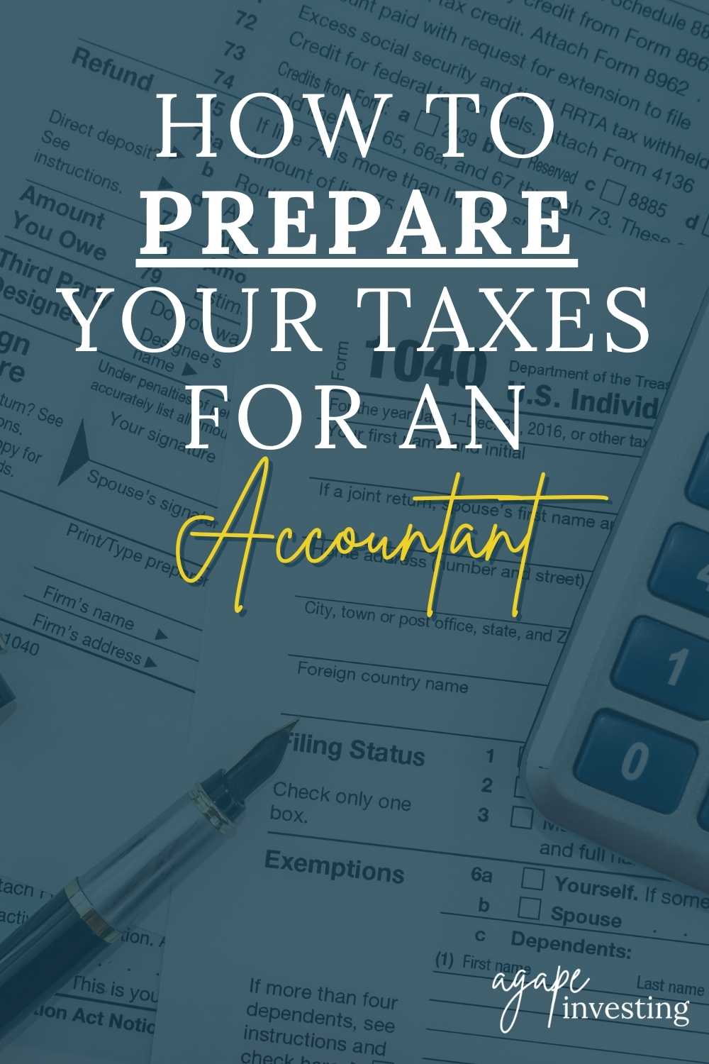 If you are having an accountant prepare your taxes for you, learn exactly how to prepare your taxes for an accountant in this article. What documents do you need to send to your accountant and how to organize them.