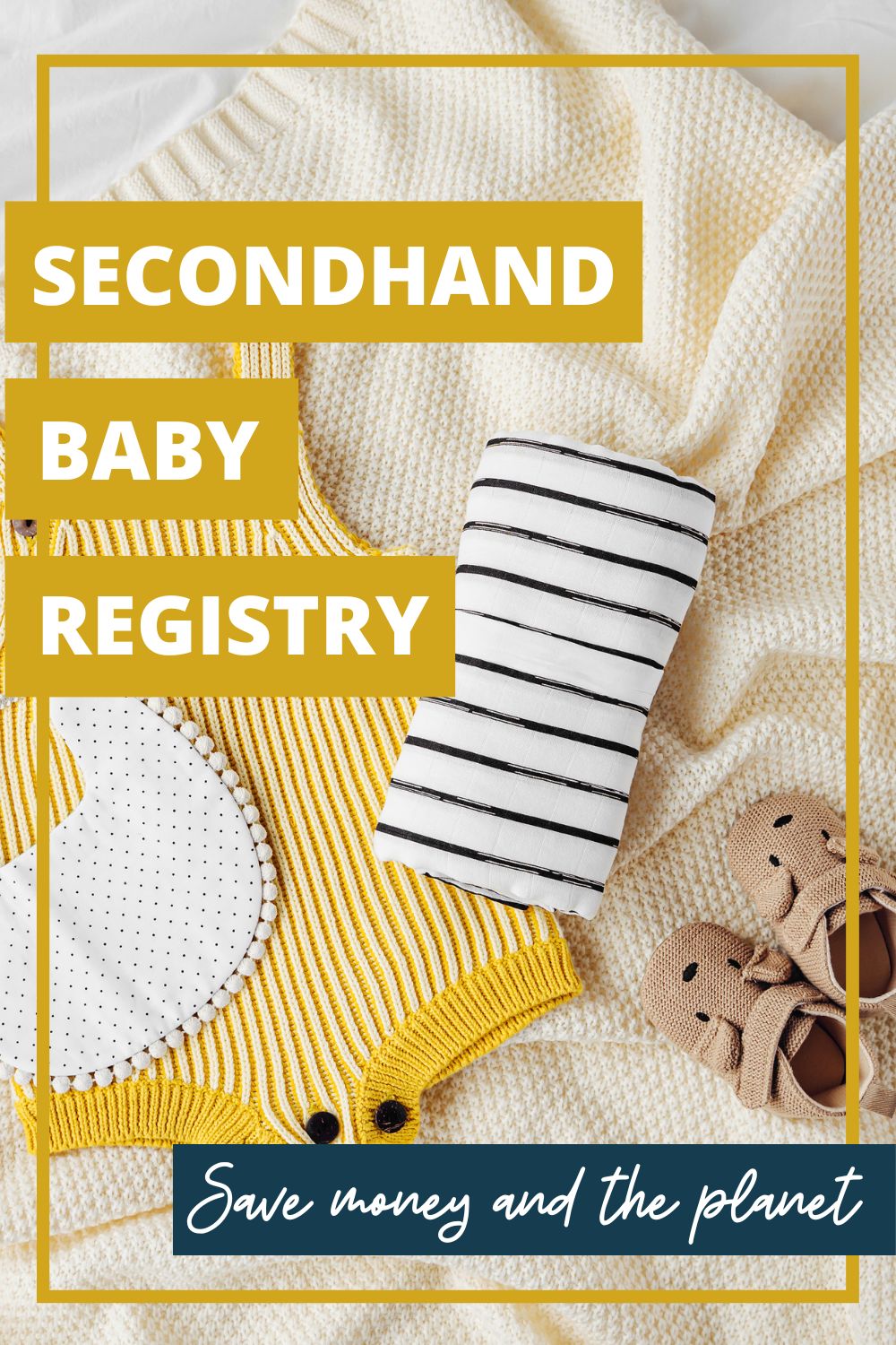 Save your friends' money, create a secondhand baby registry. How to save money with a secondhand baby registry. How to make a hand-me-down baby registry. Baby registry alternatives. 