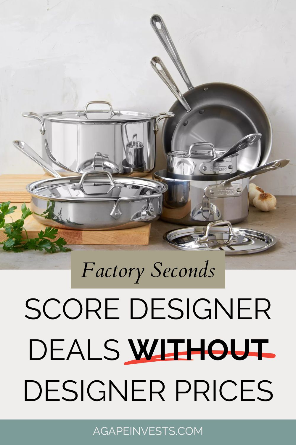 Factory Seconds: Score Designer Deals Without Designer Prices. Save Money On High Quality Products